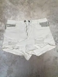 スタッズ デニム ショートパンツ 00s archive y2k グランジ 平成