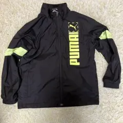 PUMA ウィンドブレーカー L ブラック/イエローのサムネイル