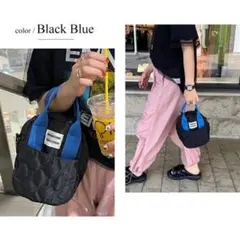 DEVICE　ユニークタグ ナイロン ミニ トート ショルダーバッグ