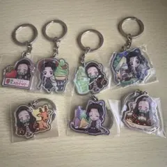 鬼滅の刃　ご当地キーホルダー7個セット