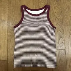 ユニクロ リブブラトップ アメリカンスリーブ 【M】のサムネイル