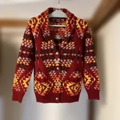 JOURNAL STANDARD 幾何学模様カーディガン　ネイティブ柄