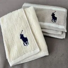 【新品未使用】 ポロ　ライフローレン　ハンドタオル　2枚セット！
