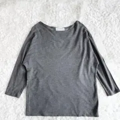【ビアズリー】シンプルプルオーバー　カットソー　ロンT FREEグレーのサムネイル