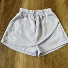 ANAP パープルスウェットショートパンツ　130