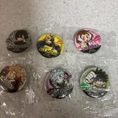 僕のヒーローアカデミア 缶バッジ 6種セット売 くら寿司のサムネイル