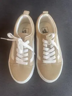 Vans スエードスニーカー ベージュ 19cm