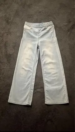 H&M ワイドレッグパンツ 120㎝ ライトブルー