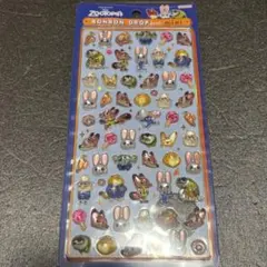 メルカリ最安！ディズニー【ボンボンドロップシールミニ　ズートピア】