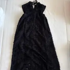 ブラックキャミワンピース フリルデザイン　ZARA