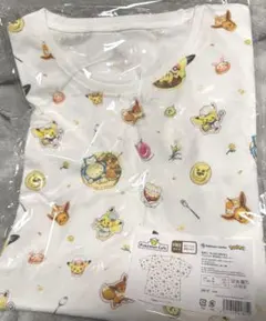 ポケモンカフェ　ピカチュウ　イーブイ　Tシャツ