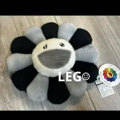 激レア　村上隆　クッション　花　カイカイキキ　グレー　ブラック　フラワー 60 激レア 村上隆 クッション 花 カイカイキキ グレー ブラック