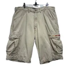 ポロジーンズ カーゴショーツ ベージュ W39相当 ハーフパンツ メンズXLのサムネイル