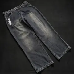 y2k 00s joker77 バックシンチ 極太 デニムパンツ バギー ルーズ