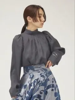 k*o様 FRAY I.D ハイネック パフスリーブ ブラウス