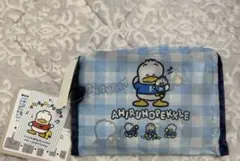 あひるのペックル　エコバッグ　ボクたちのグッズ　ギンガムチェック