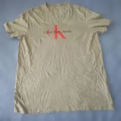 破格☆Calvin Klein Jeans ロゴ 半袖Tシャツ グリーン系のサムネイル