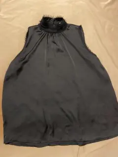 ZARA ノースリーブ ブラウス ブラック Sサイズ
