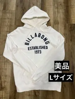 BILLABONG プルオーバー パーカー フーディー ホワイト ビラボン L