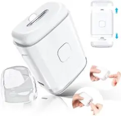 電動爪切り 【2in1革新デザイン 爪切り&爪磨き】 爪削り 自動爪切り✨