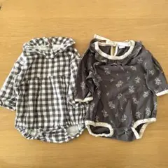 tete a tete 春 ロンパース 2点セット 70㎝
