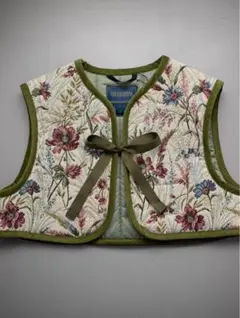 【値下げ】LAVENHAM(ラベンハム) ジャガード花柄　ジレのサムネイル