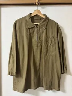 チェコ軍 プルオーバー七分袖シャツ