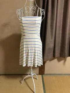 最終価格 forever21 ボーダーミニワンピース