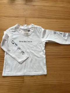 H&M スヌーピー 長袖Tシャツ 86