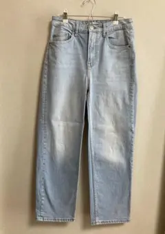 H＆M ライトブルー デニム パンツ ジーンズ ハイウエスト EUR 38のサムネイル