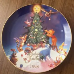 ウィニー・ザ・プー クリスマス プレート 1998