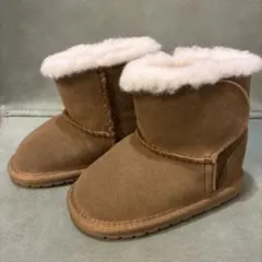 美品EMU Australia ブラウンファー付きブーツ