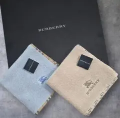 新品未使用 BURBERRY タオルハンカチセット31●バラ売りバラ売りX値下げ