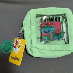 3COINS ポケモン 30周年 ミニポーチ フシギバナ