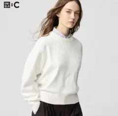 お値下げしました〜UNIQLO C スムースコットンクルーネックセーター