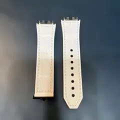 Hublot ウブロ ホワイト ベルト 正規店購入 アリゲーター - メルカリ