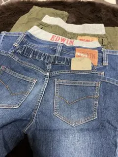 EDWIN ウエストゴム付きデニムパンツ 120サイズ