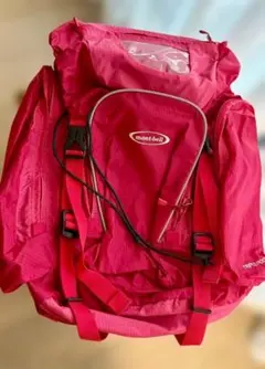 【状態良好】mont-bell ピンクトリプルポケットリュック　40