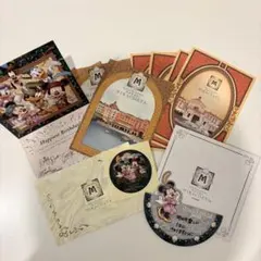 非売品　ミラコスタ　ポストカード　誕生日カード　シール