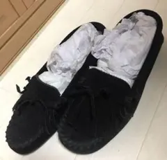 ESPERANZA モカシン デッキシューズ ローファー 22.5 ブラック