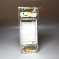 ミントグリーン★キラキラ入り オイルリキッドタイマー オイルモーション