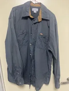 Carhartt ダークグレー 長袖シャツ