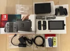 Nintendo Switch 本体 グレー 付属品付き 箱なし 動作確認済み - メルカリ