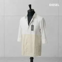 【新品】DIESEL ディーゼル WHITE 7分丈 シャツ S～Mサイズ相当のサムネイル