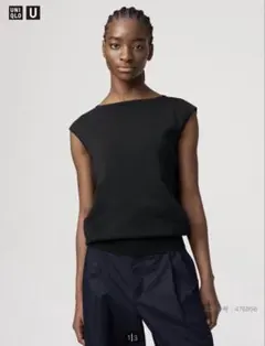 ユニクロU コクーンセーターノースリーブMサイズ