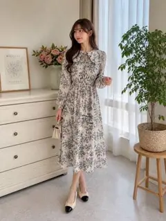 ちょっと肌寒い日にピッタリのワンピース！！