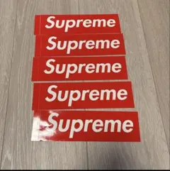 Supreme ロゴステッカー 5枚セット