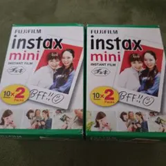 FUJIFILM instax mini インスタントフィルム 20枚×2