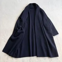 美品◯MUSE ドゥーズィエムクラス ネイビー 長袖 コットン カーディガン 美品◯MUSE ドゥーズィエムクラス ネイビー 長袖 コットン