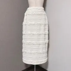 フィフス ポップコーン スカート ホワイト